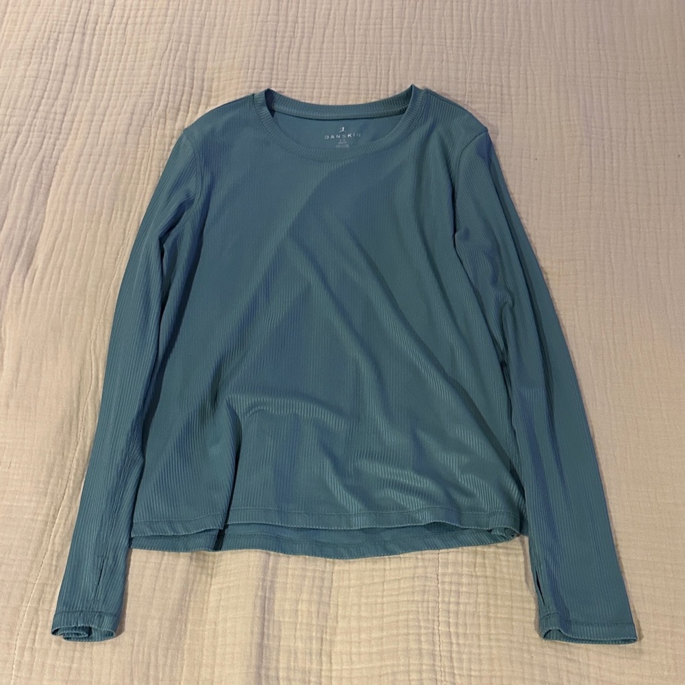 Danskin Teal Long Sleeve Top